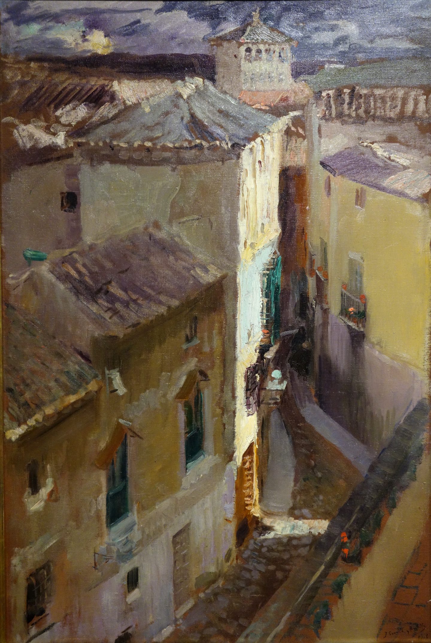 A street in Toledo, Joaquin Sorolla