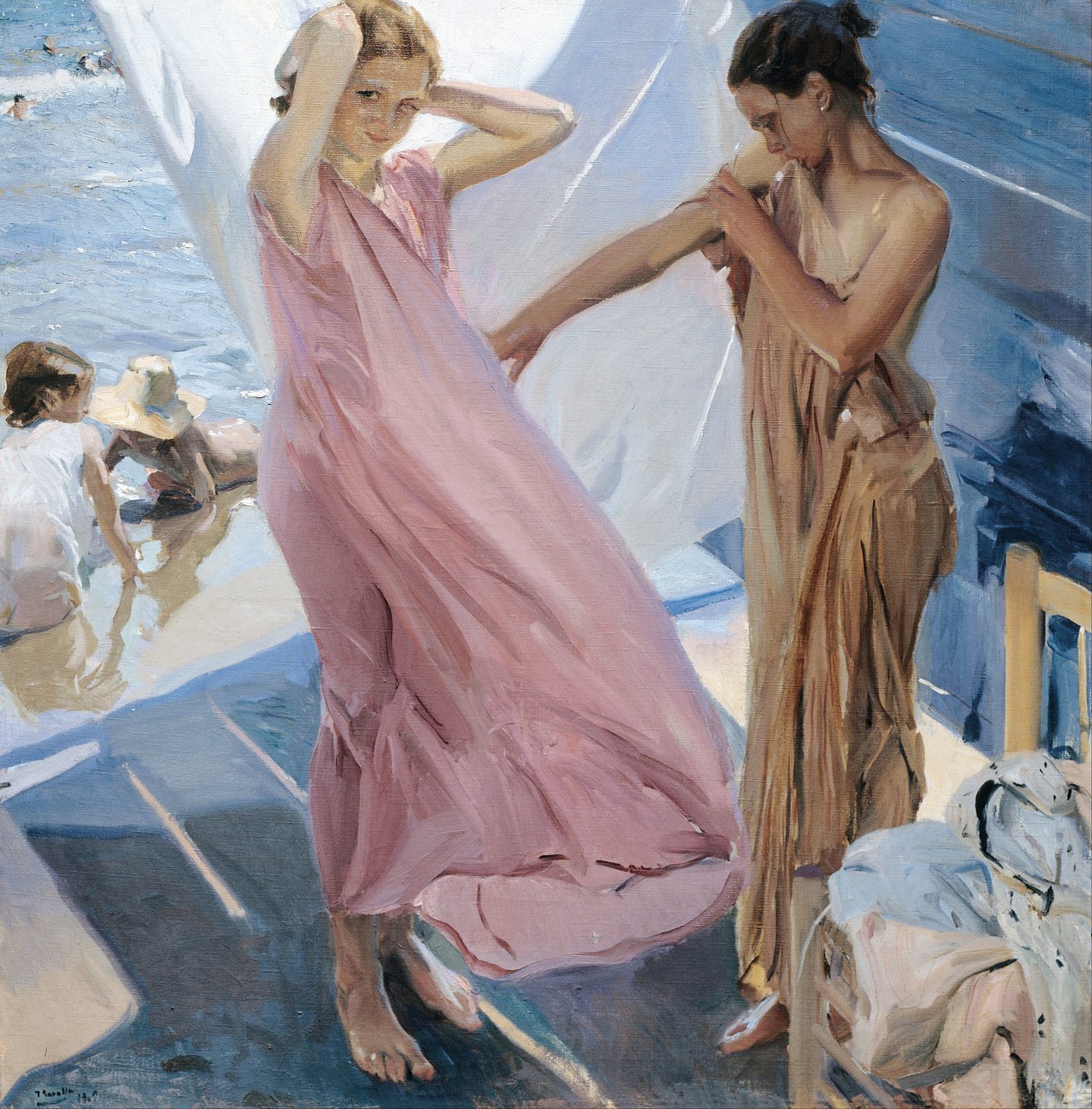 After the Bath, Valencia, Joaquin Sorolla