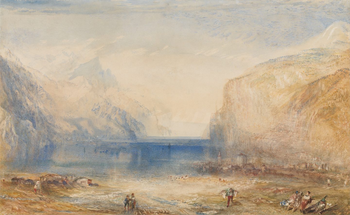 Fluelen- Morning (looking towards the lake), J. M. W. Turner