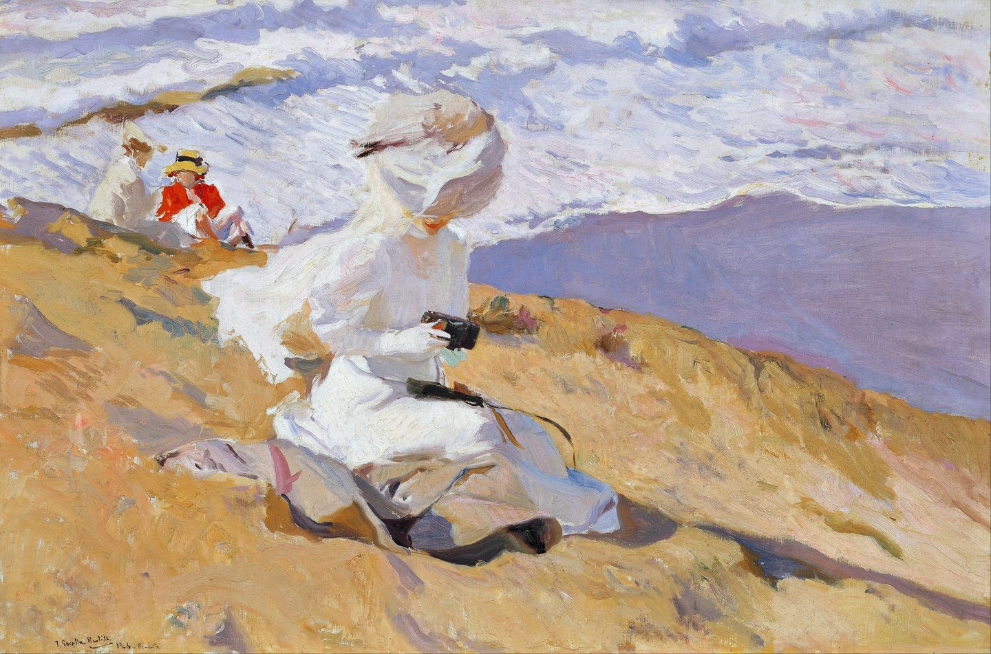 Snapshot, Biarritz, Joaquin Sorolla