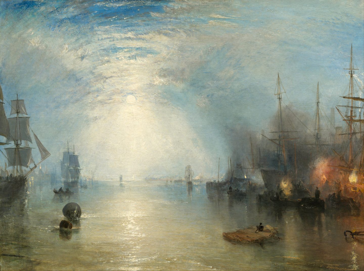 Keelmen Heaving in Coals by Moonlight, J. M. W. Turner