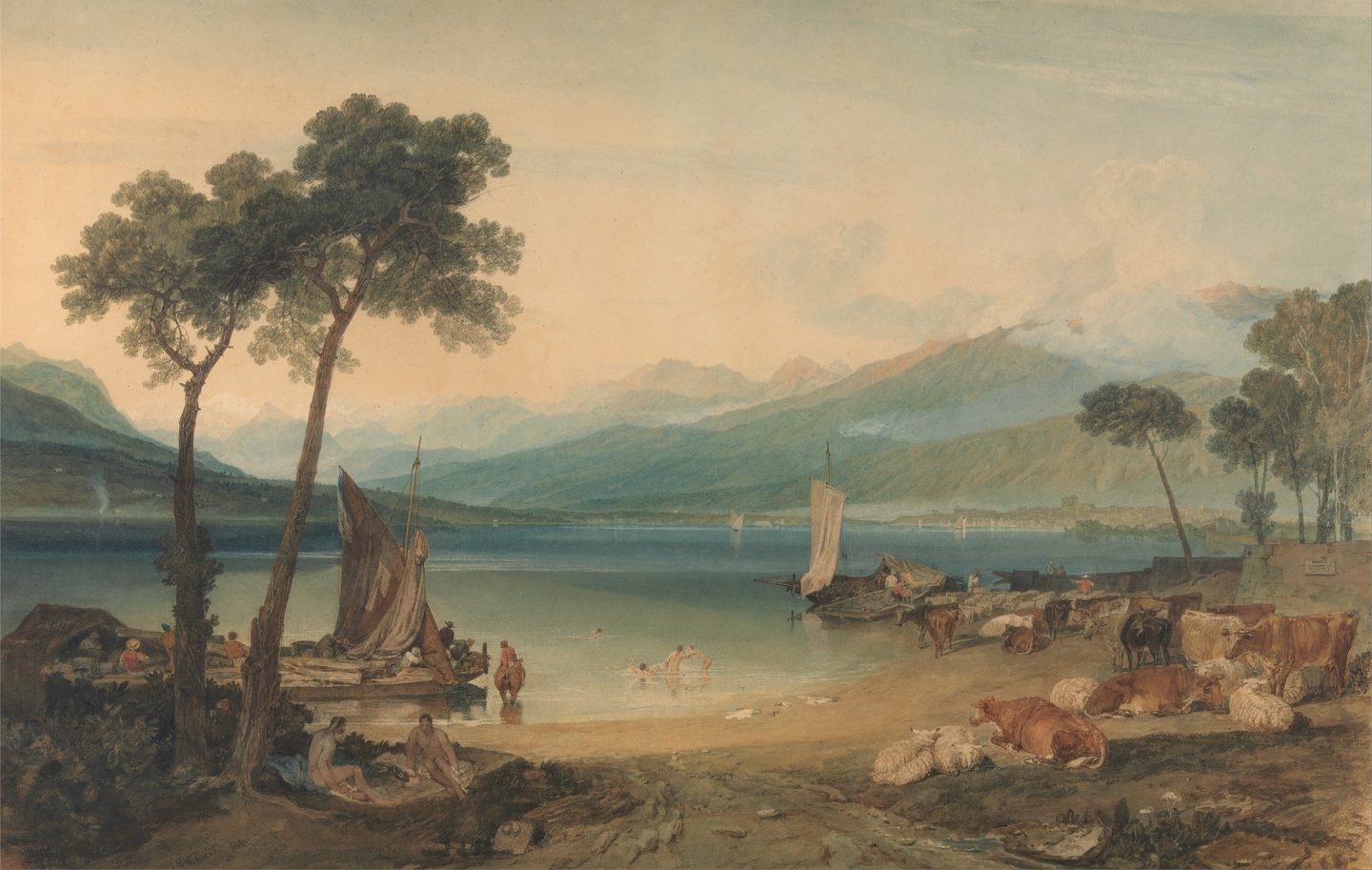 Lake Geneva and Mount Blanc, J. M. W. Turner