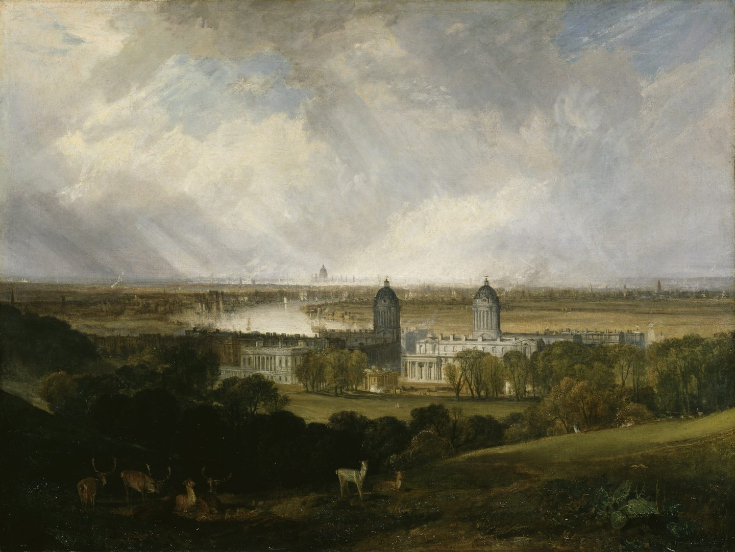 London from Greenwich Park, J. M. W. Turner