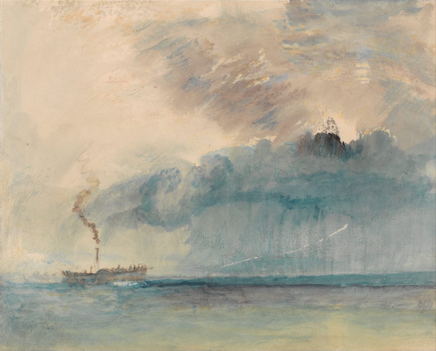 A Paddle-steamer in a Storm, J. M. W. Turner
