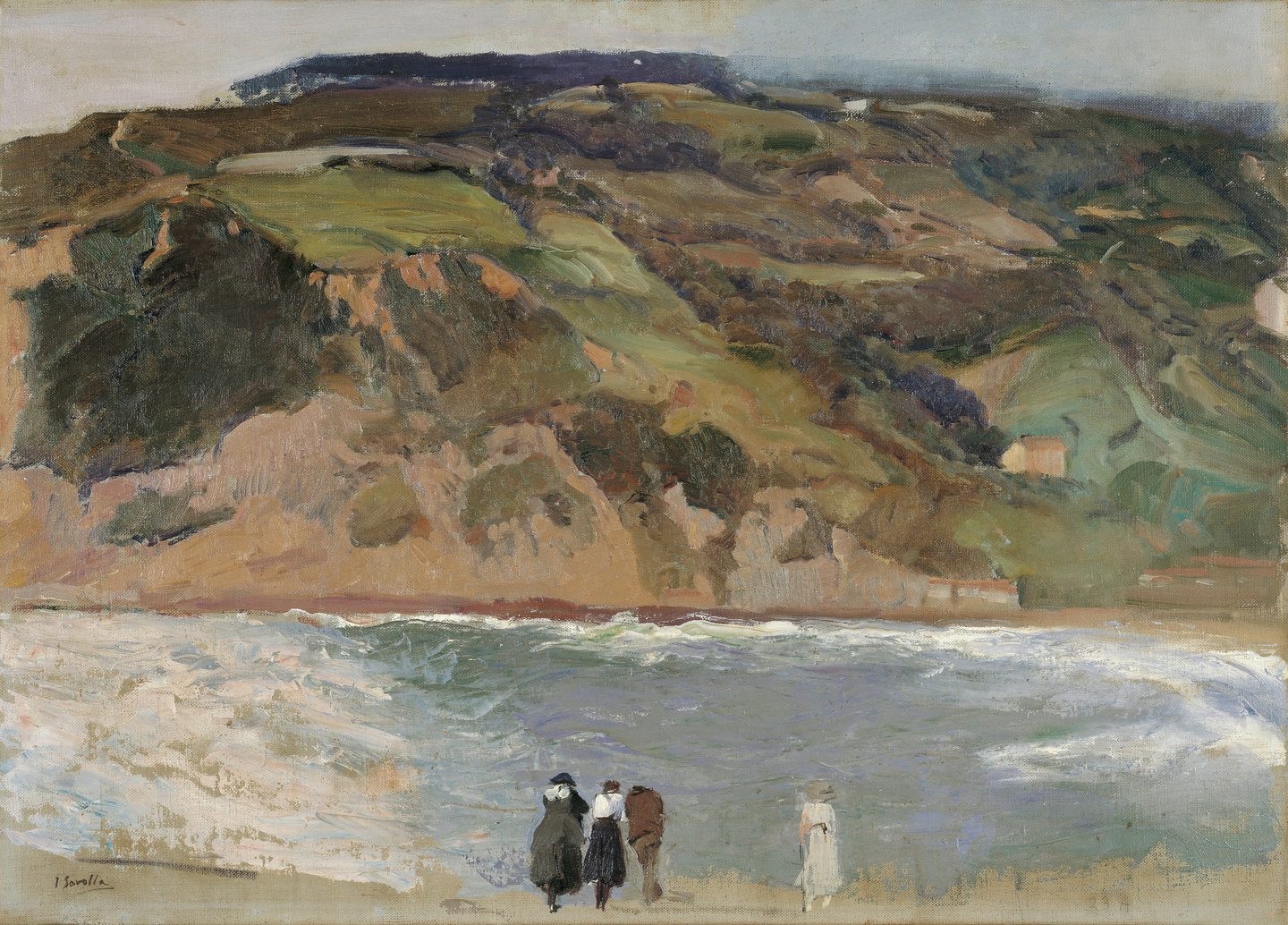 Breakwater at San Sebastian, Joaquin Sorolla