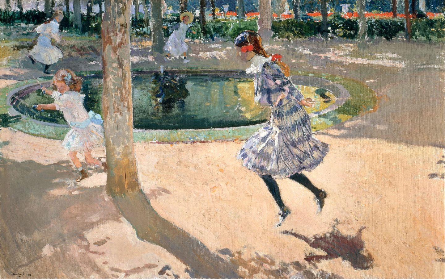 Skipping Rope, La Granja, Joaquin Sorolla