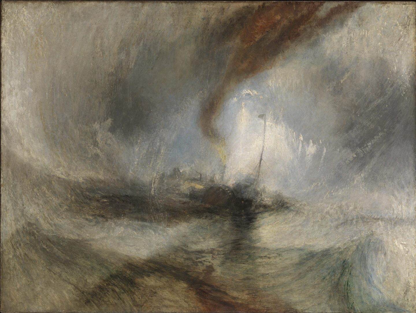 Snow Storm: Steam-Boat off a Harbour's Mouth, J. M. W. Turner