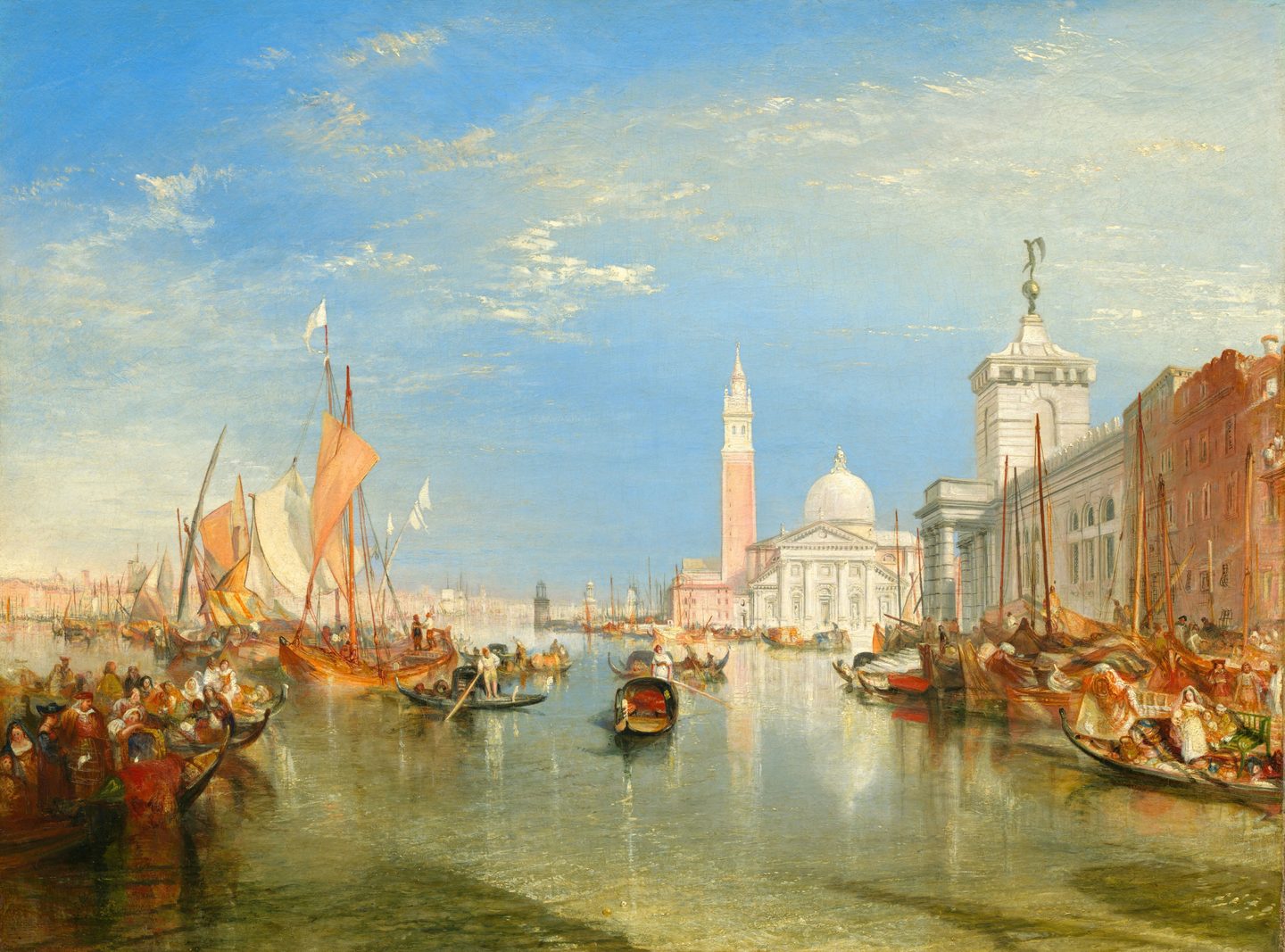 Venice - The Dogana and San Giorgio Maggiore, J. M. W. Turner