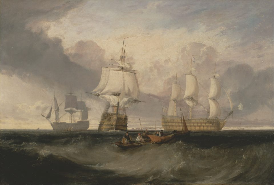 The Victory Returning from Trafalgar, in Three Position